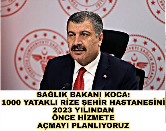 RİZE’YE BÜYÜK MÜJDE